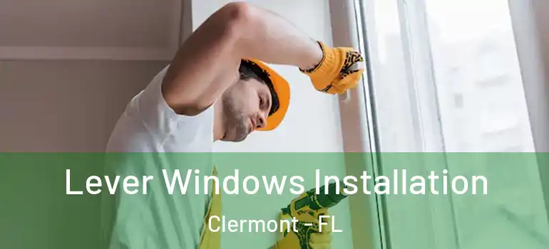 Lever Windows Installation Clermont - FL