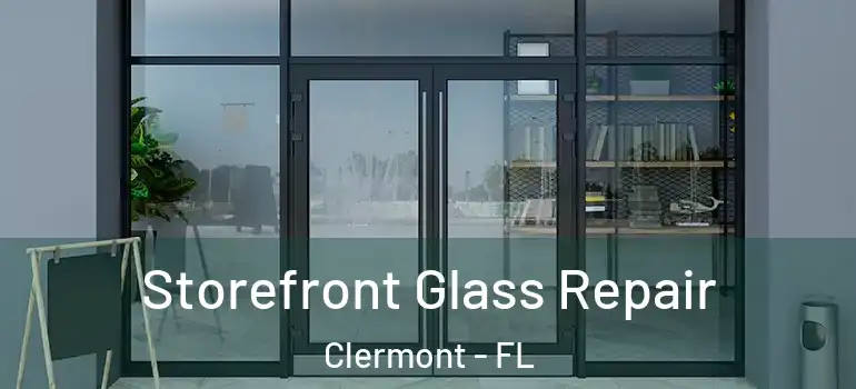 Storefront Glass Repair Clermont - FL